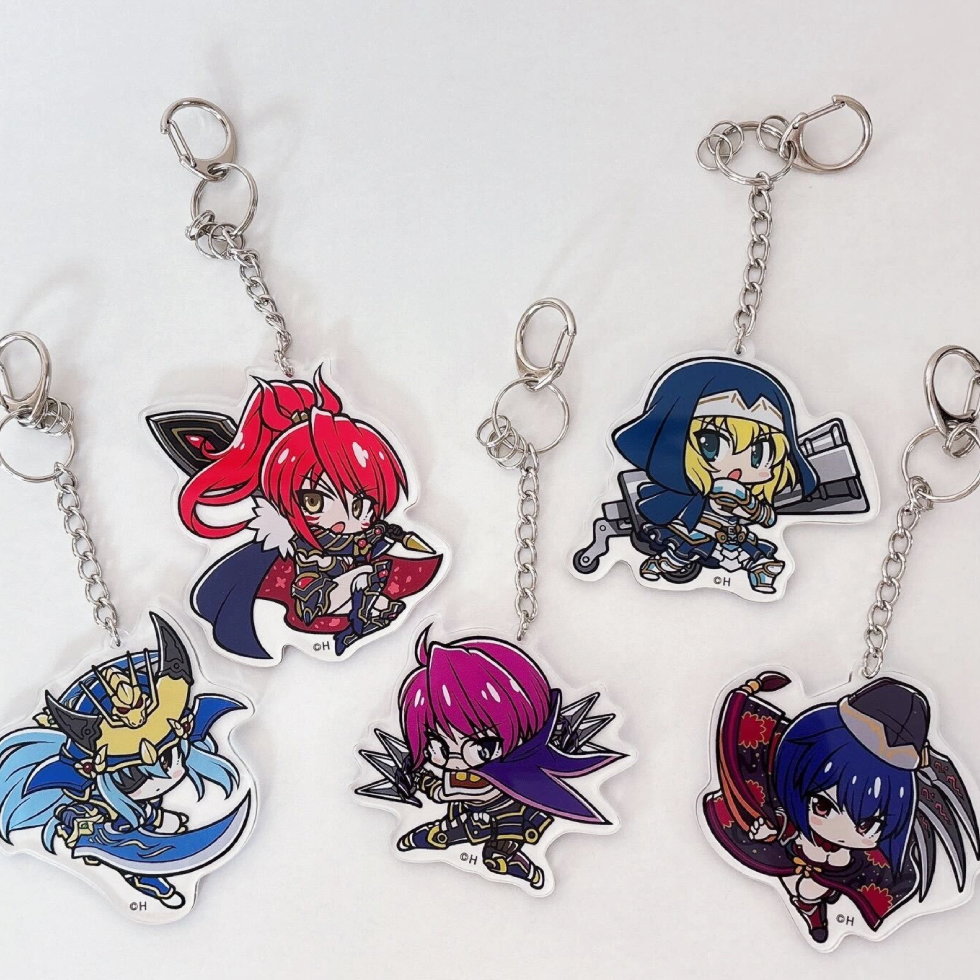 【8月下旬頃発送】《受注生産》戦国乙女 かぎっ娘キーホルダーアクリルVer.【コンプリートセット】※2025年7月27日までの商品画像2