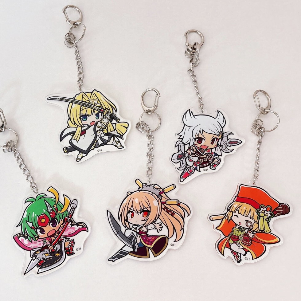 【8月下旬頃発送】《受注生産》戦国乙女 かぎっ娘キーホルダーアクリルVer.【コンプリートセット】※2025年7月27日までの商品画像3