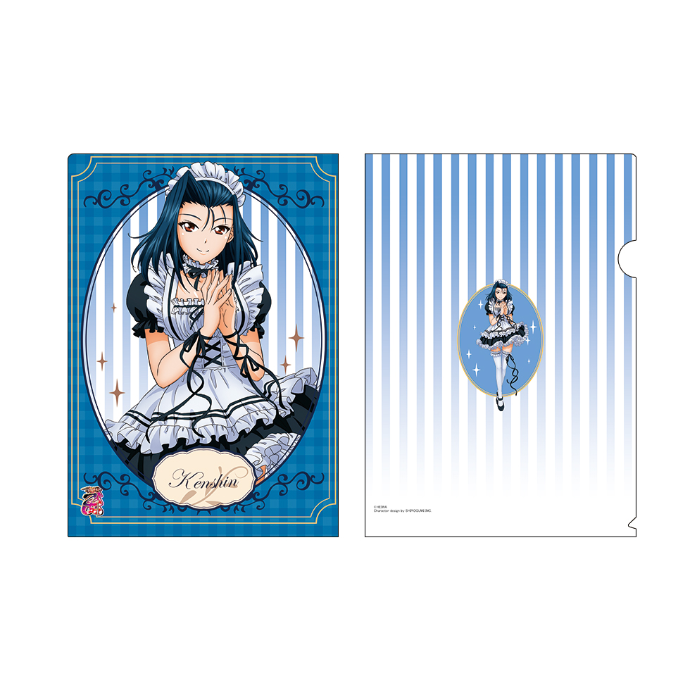 【10月下旬頃発送】《受注生産》戦国乙女 A4クリアファイルメイドVer.【ケンシン】※2025年9月21日までの商品画像1