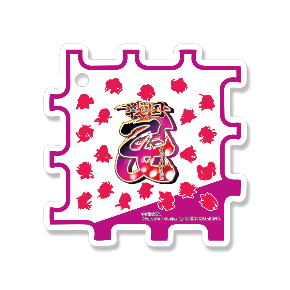 【10月下旬頃発送】《受注生産》戦国乙女 アクリルキューブキーホルダー【ロゴ】※2025年9月21日までの商品画像1