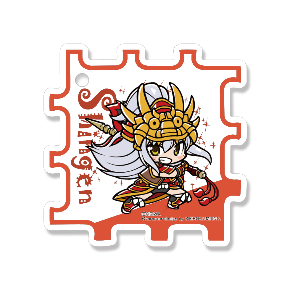 【10月下旬頃発送】《受注生産》戦国乙女 アクリルキューブキーホルダー【シンゲン】※2025年9月21日までの商品画像1