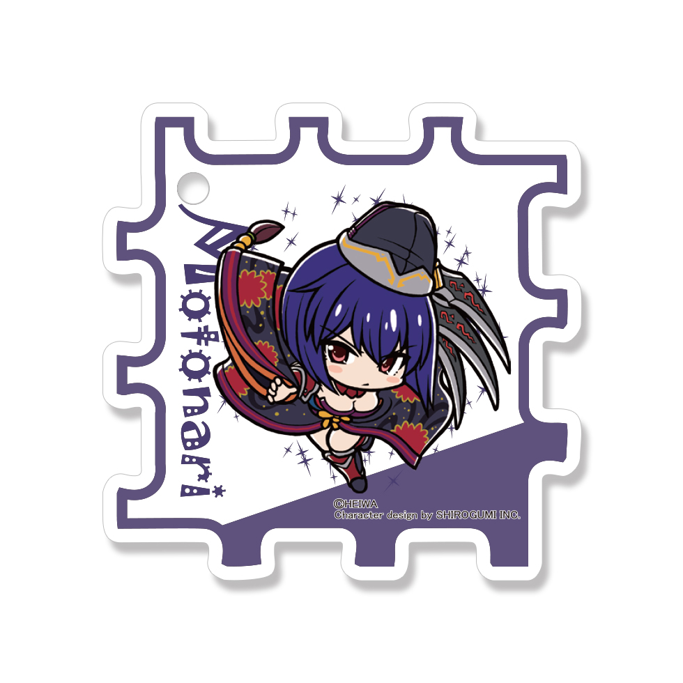 【10月下旬頃発送】《受注生産》戦国乙女 アクリルキューブキーホルダー【モトナリ】※2025年9月21日までの商品画像1