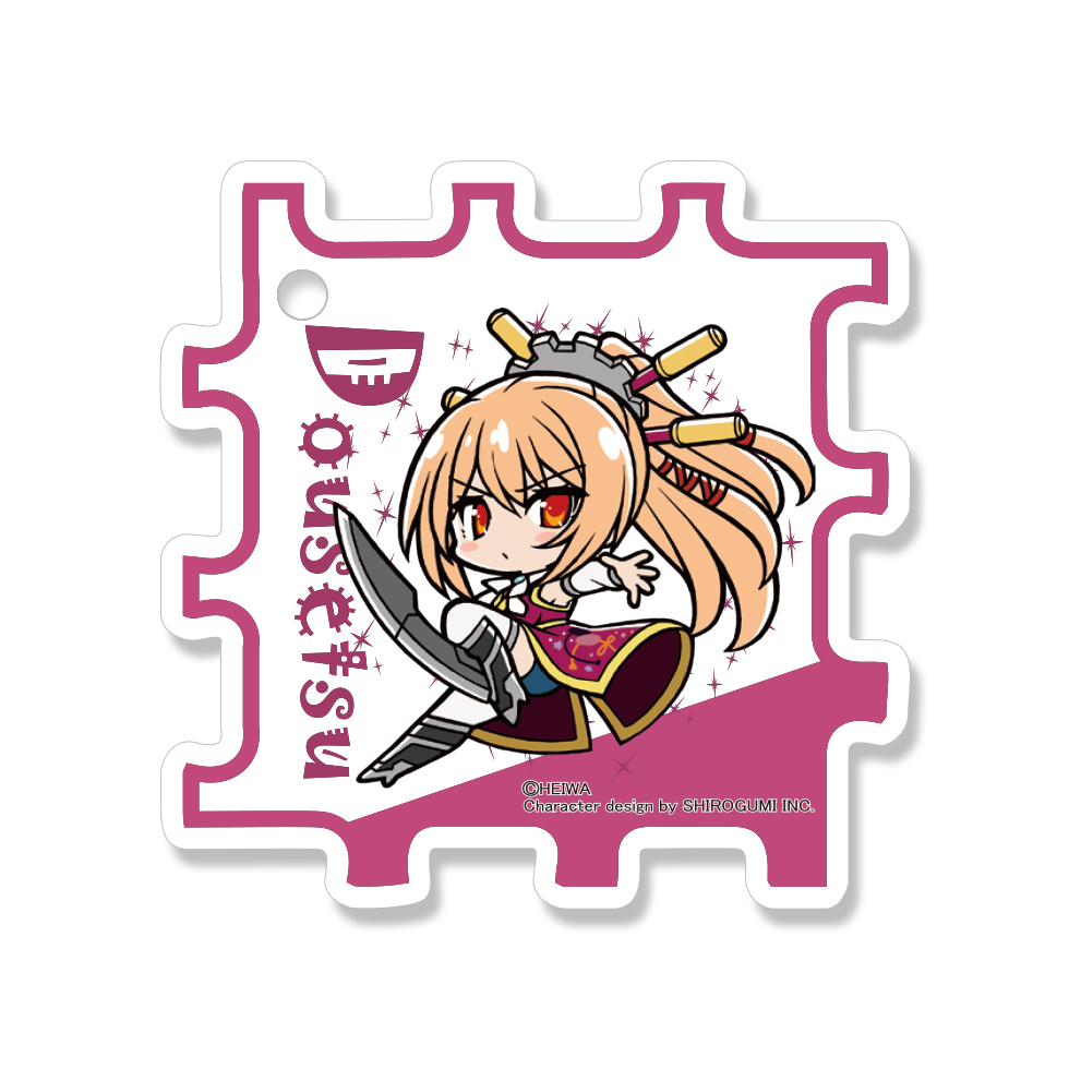 【10月下旬頃発送】《受注生産》戦国乙女 アクリルキューブキーホルダー【ドウセツ】※2025年9月21日までの商品画像1
