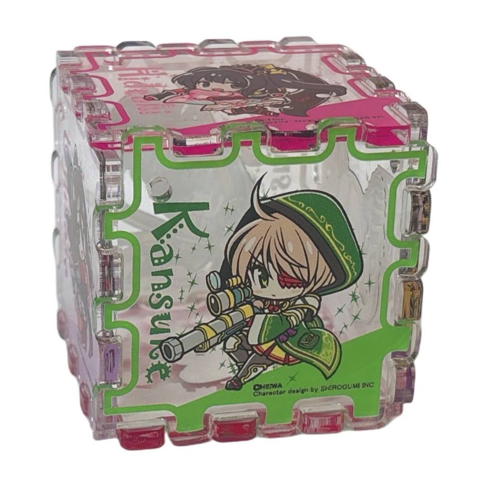 【10月下旬頃発送】《受注生産》戦国乙女 アクリルキューブキーホルダー【カンスケ】※2025年9月21日までの商品画像3