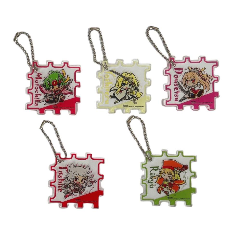 【10月下旬頃発送】《受注生産》戦国乙女 アクリルキューブキーホルダー【コンプリートセット】※2025年9月21日までの商品画像3