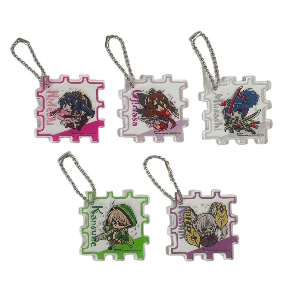 【10月下旬頃発送】《受注生産》戦国乙女 アクリルキューブキーホルダー【コンプリートセット】※2025年9月21日までの商品画像4