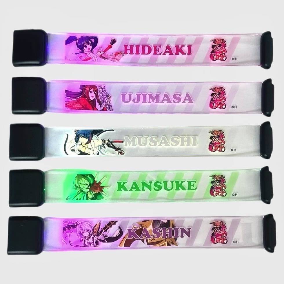 【10月下旬頃発送】《受注生産》戦国乙女 光るLEDリストバンド【コンプリートセット】※2025年9月21日までの商品画像8
