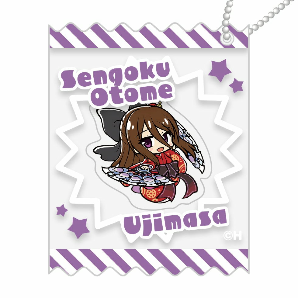 【11月下旬頃発送】《受注生産》戦国乙女 キャンディラッピングシャカシャカキーホルダー【ウジマサ】※2025年10月26日までの商品画像1