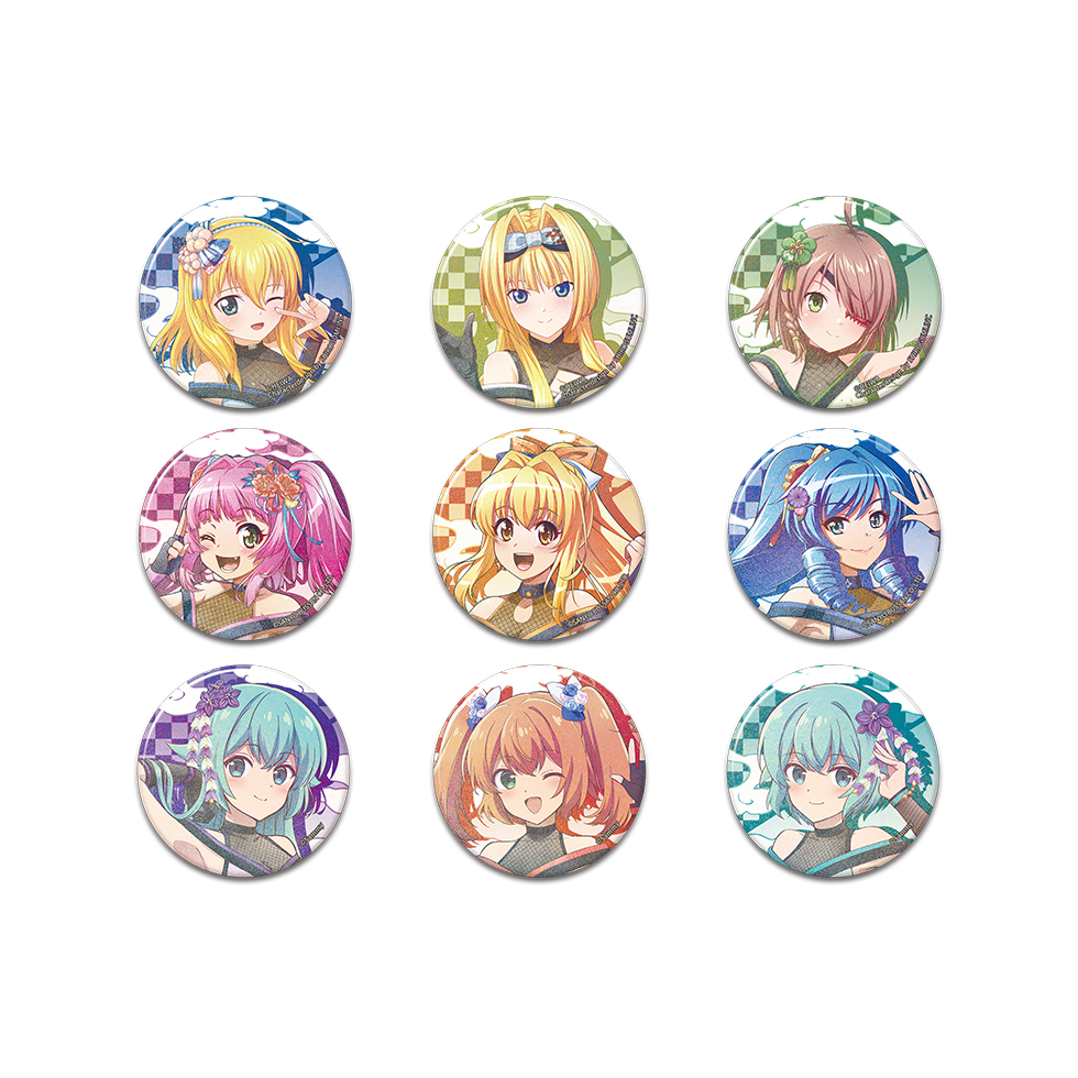 【12月中旬頃発送】《受注生産》第3回パチキャラまつり in 花やしき 描き下ろしランダムホロ缶バッジ【ランダム商品】※2025年11月16日までの商品画像1