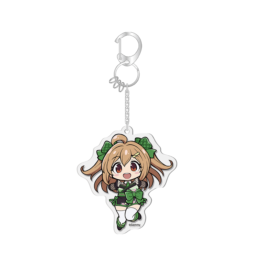 【12月中旬頃発送】《受注生産》第3回パチキャラまつり in 花やしき かぎっ娘くノ一Ver.アクリルキーホルダーメーカーキャラ【みどりちゃん】※2025年11月16日までの商品画像1