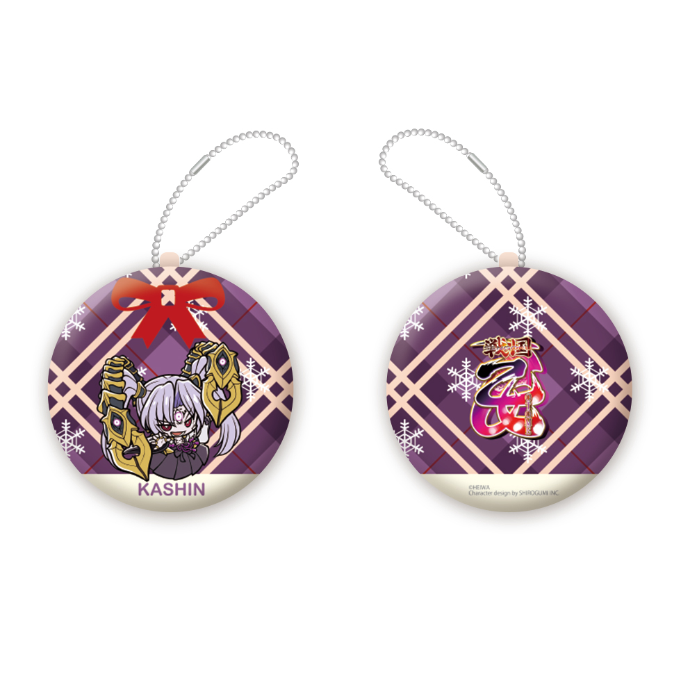 【12月中旬～下旬頃発送】《受注生産》戦国乙女 オーナメント風クッションキーホルダー【カシン】※2025年11月24日までの商品画像1