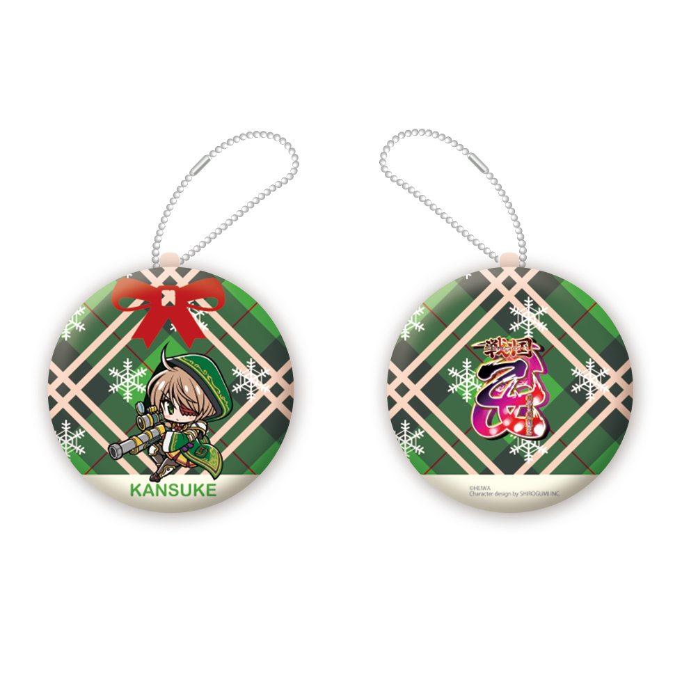 【12月中旬～下旬頃発送】《受注生産》戦国乙女 オーナメント風クッションキーホルダー【カンスケ】※2025年11月24日までの商品画像1