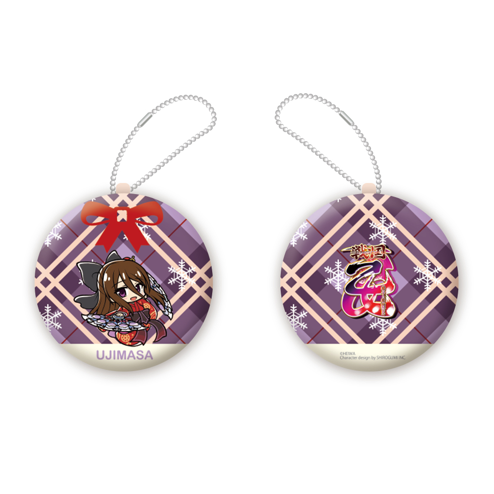 【12月中旬～下旬頃発送】《受注生産》戦国乙女 オーナメント風クッションキーホルダー【ウジマサ】※2025年11月24日までの商品画像1