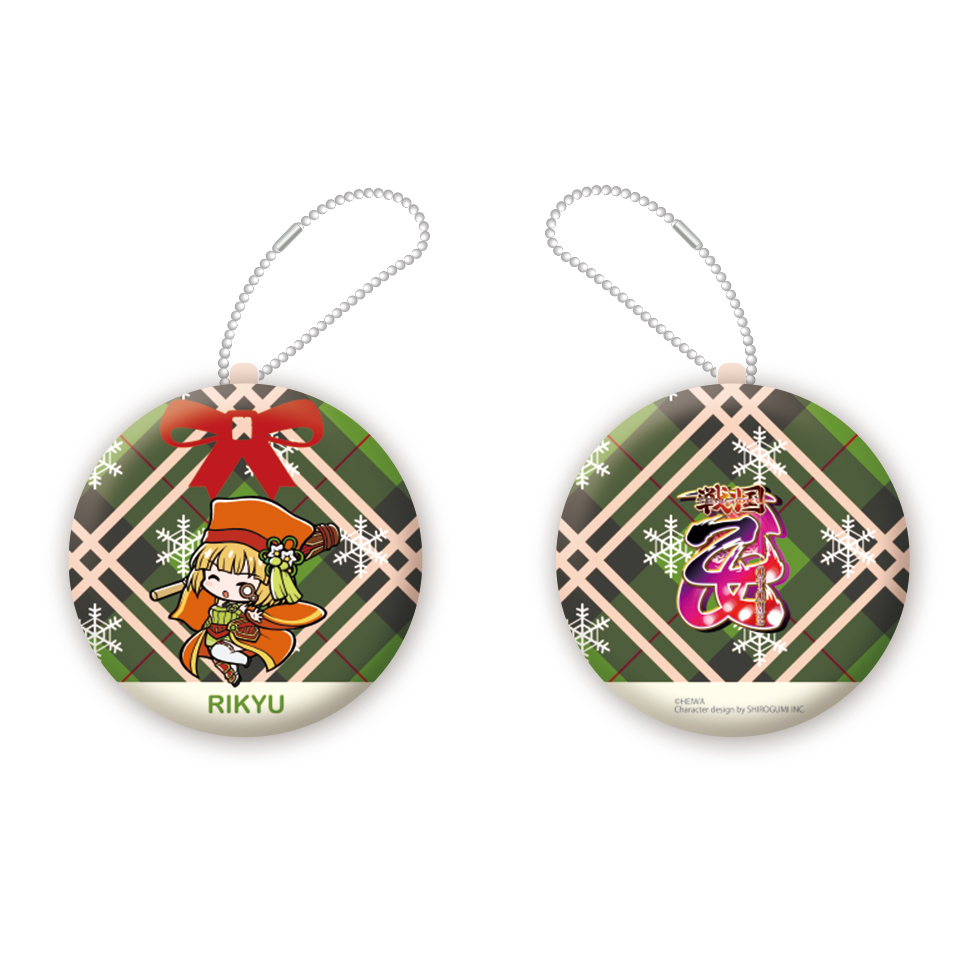 【12月中旬～下旬頃発送】《受注生産》戦国乙女 オーナメント風クッションキーホルダー【リキュウ】※2025年11月24日までの商品画像1