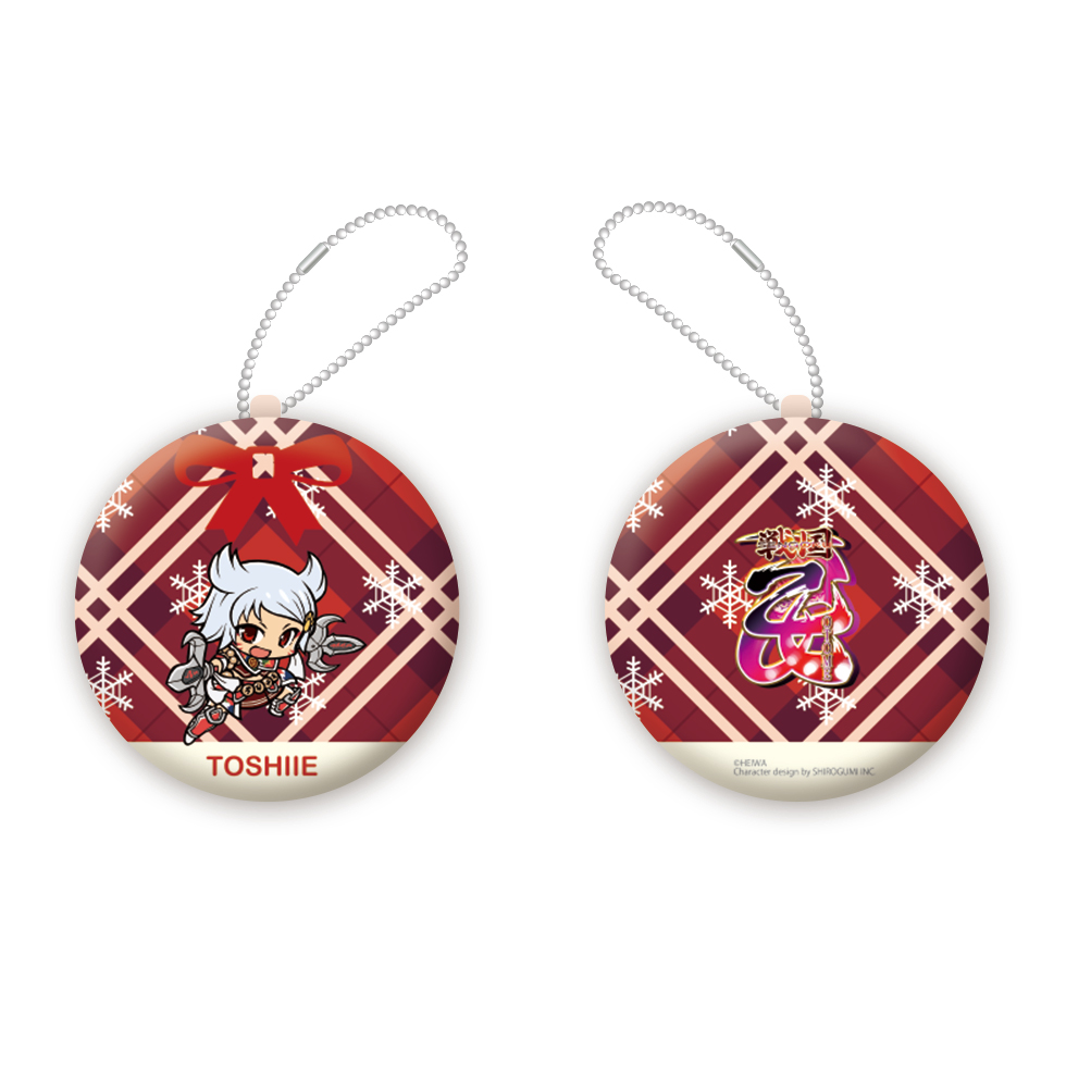 【12月中旬～下旬頃発送】《受注生産》戦国乙女 オーナメント風クッションキーホルダー【トシイエ】※2025年11月24日までの商品画像1