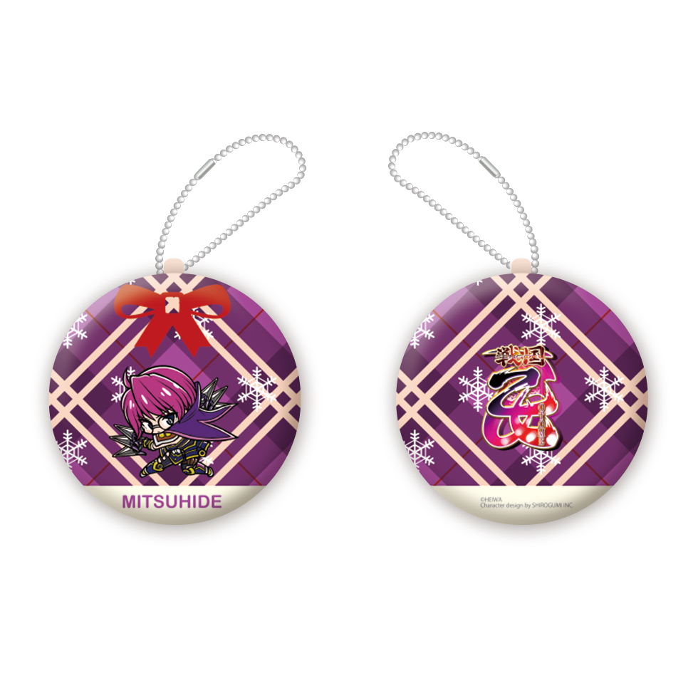 【12月中旬～下旬頃発送】《受注生産》戦国乙女 オーナメント風クッションキーホルダー【ミツヒデ】※2025年11月24日までの商品画像1