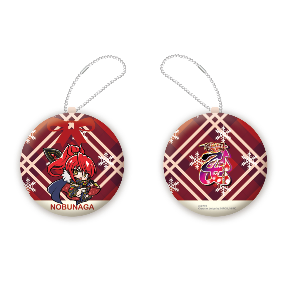 【12月中旬～下旬頃発送】《受注生産》戦国乙女 オーナメント風クッションキーホルダー【ノブナガ】※2025年11月24日までの商品画像1
