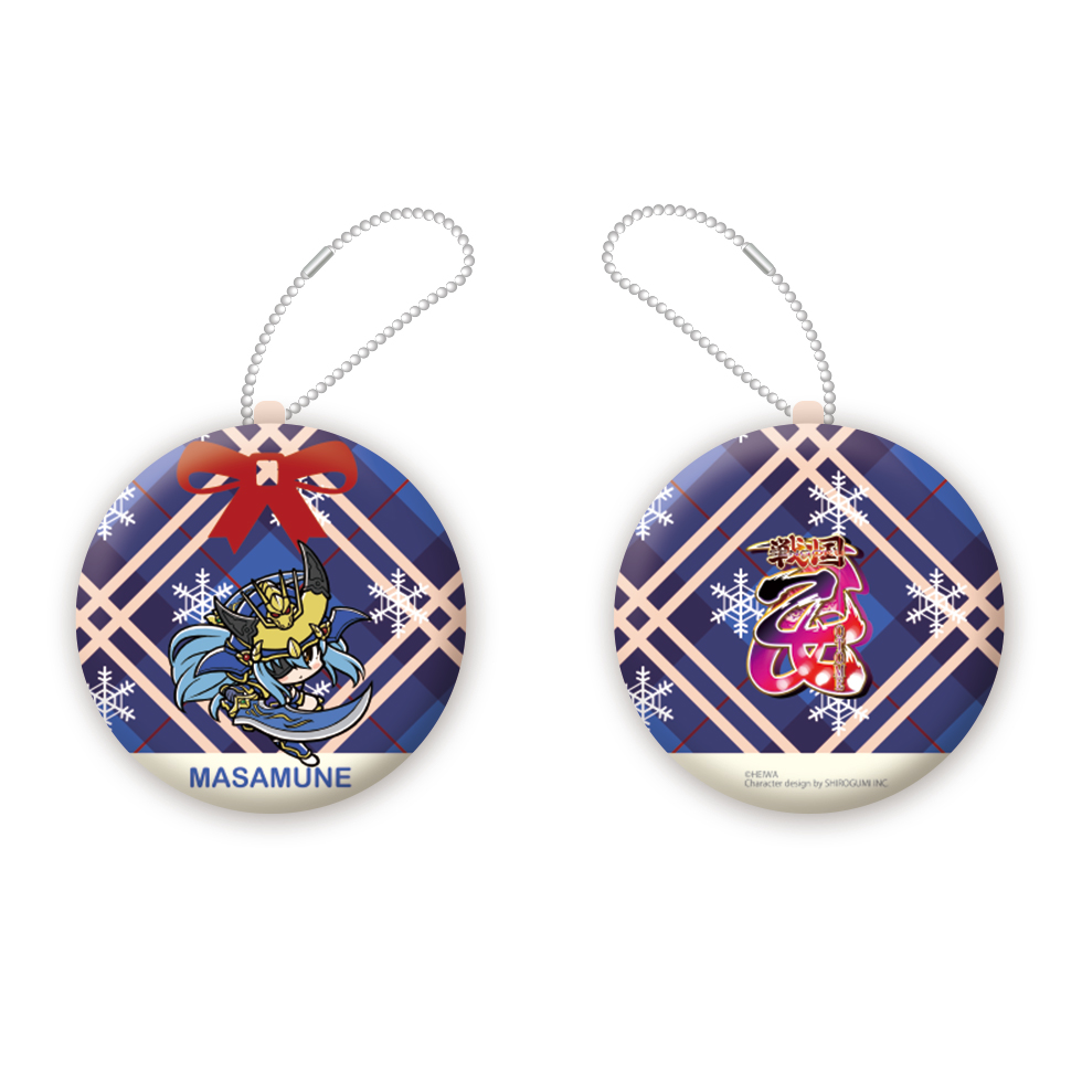【12月中旬～下旬頃発送】《受注生産》戦国乙女 オーナメント風クッションキーホルダー【マサムネ】※2025年11月24日までの商品画像1