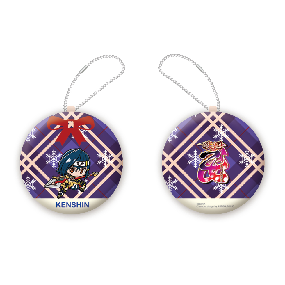 【12月中旬～下旬頃発送】《受注生産》戦国乙女 オーナメント風クッションキーホルダー【ケンシン】※2025年11月24日までの商品画像1