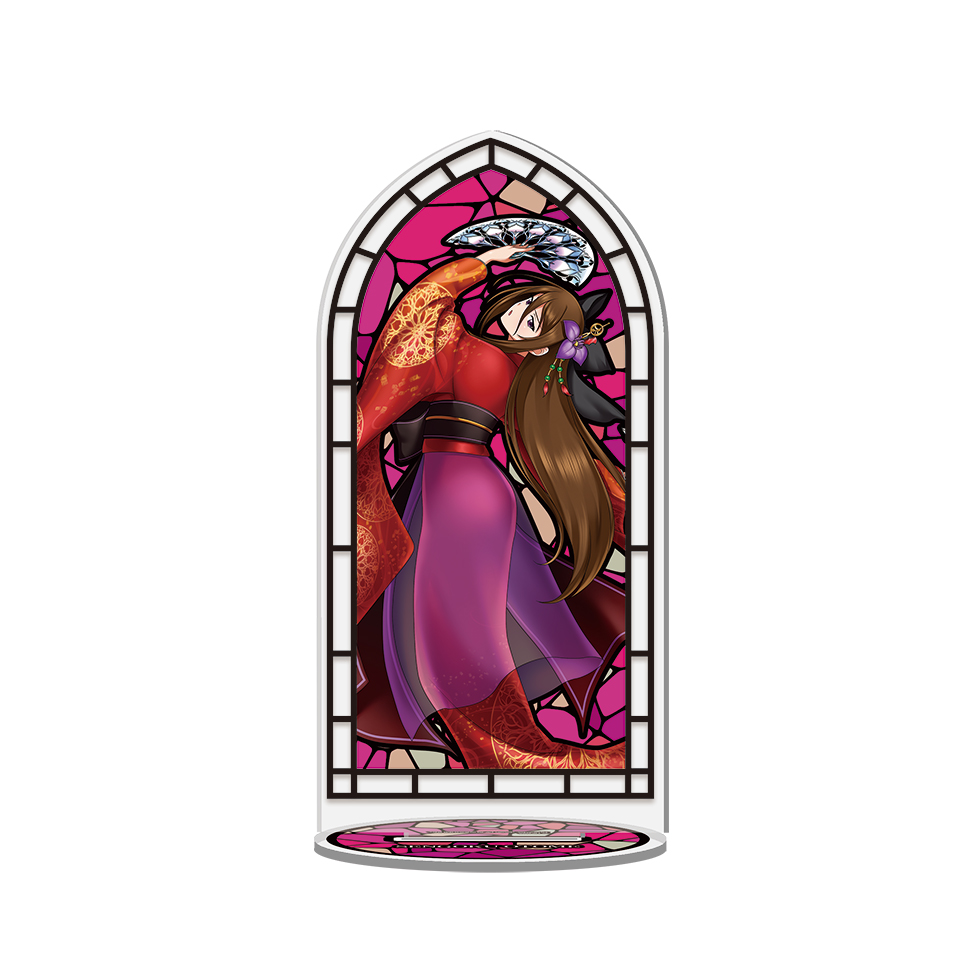 【12月中旬～下旬頃発送】《受注生産》戦国乙女 ステンドグラス風アクリルスタンド【ウジマサ】※2025年11月24日までの商品画像1