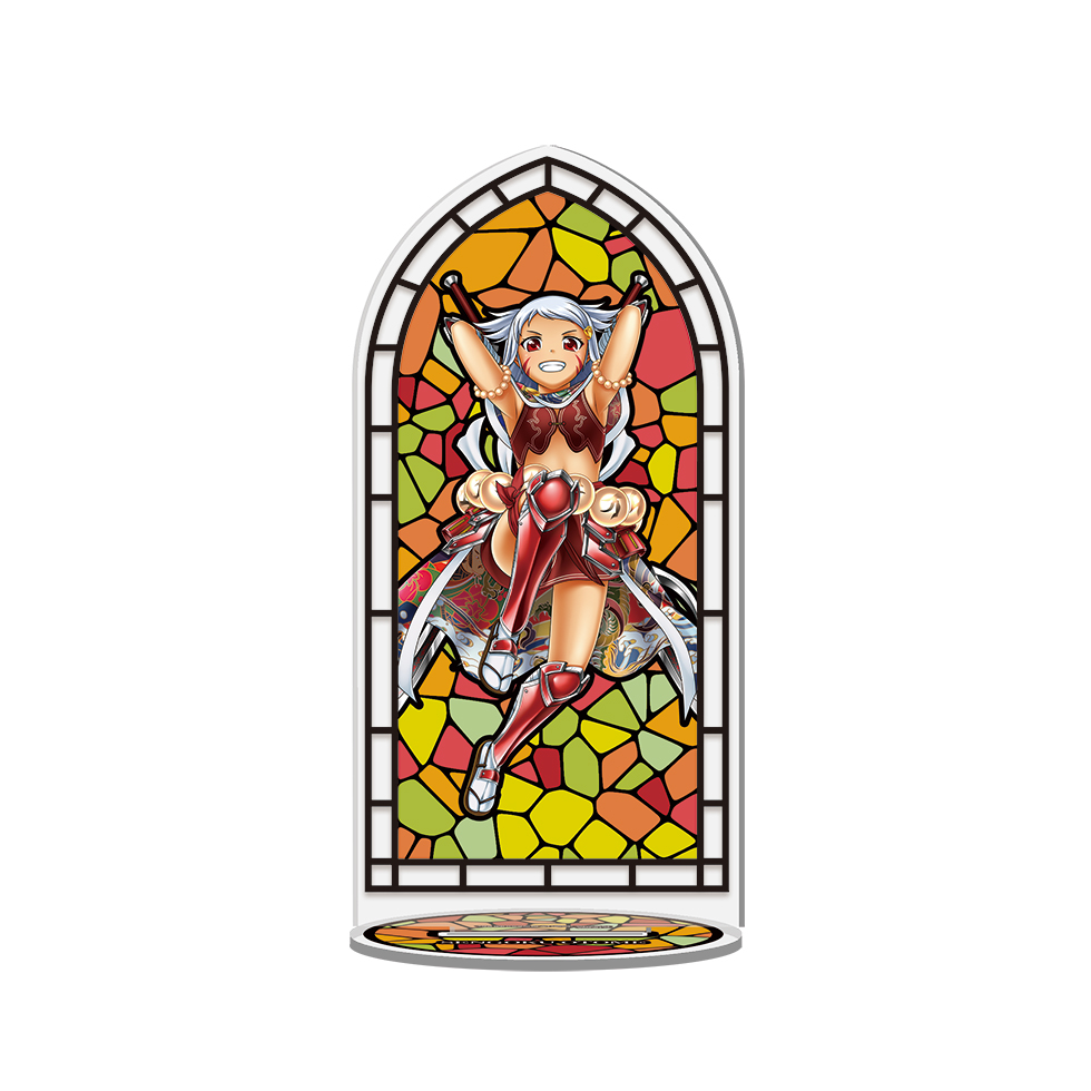 【12月中旬～下旬頃発送】《受注生産》戦国乙女 ステンドグラス風アクリルスタンド【トシイエ】※2025年11月24日までの商品画像1