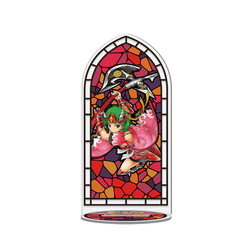 【12月中旬～下旬頃発送】《受注生産》戦国乙女 ステンドグラス風アクリルスタンド【モトチカ】※2025年11月24日までの商品画像1