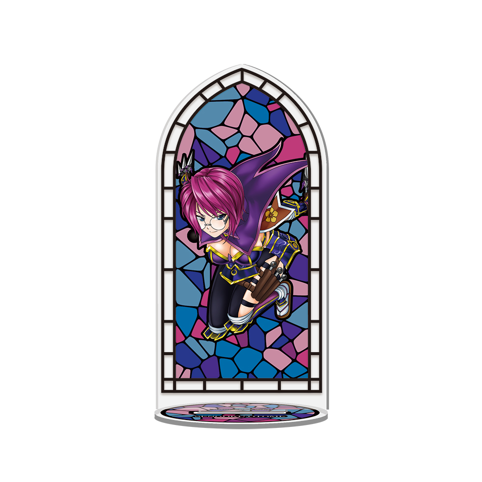 【12月中旬～下旬頃発送】《受注生産》戦国乙女 ステンドグラス風アクリルスタンド【ミツヒデ】※2025年11月24日までの商品画像1