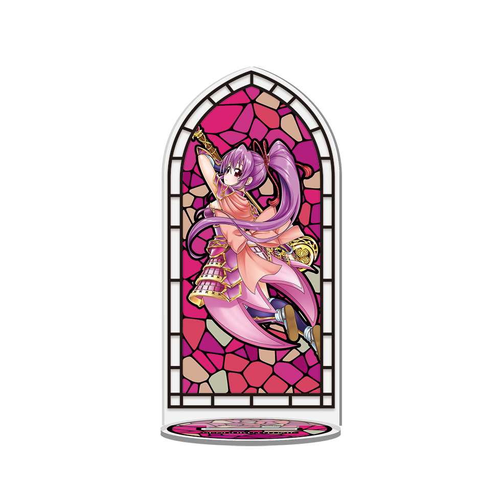 【12月中旬～下旬頃発送】《受注生産》戦国乙女 ステンドグラス風アクリルスタンド【イエヤス】※2025年11月24日までの商品画像1