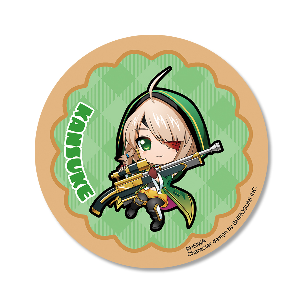 【3月中旬～下旬頃発送】《受注生産》戦国乙女 ラバーコースター【カンスケ】※2026年1月7日までの商品画像1