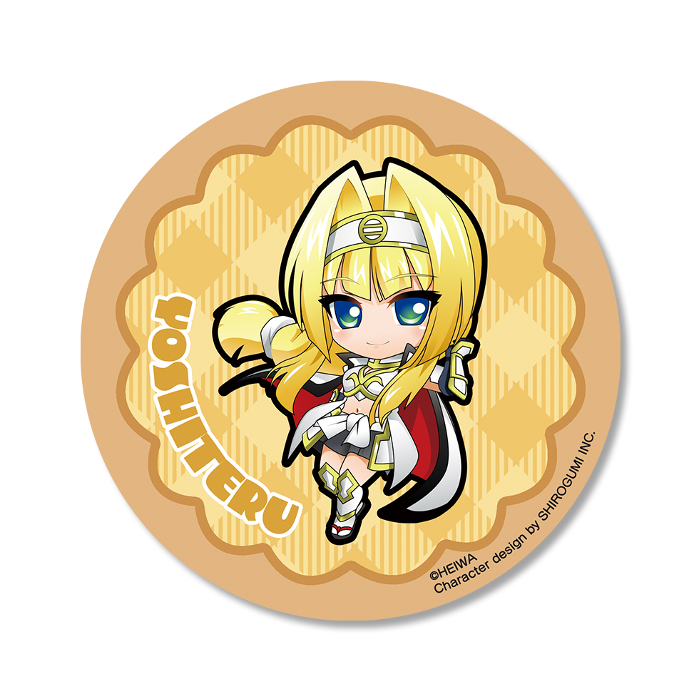 【3月中旬～下旬頃発送】《受注生産》戦国乙女 ラバーコースター【ヨシテル】※2026年1月7日までの商品画像1