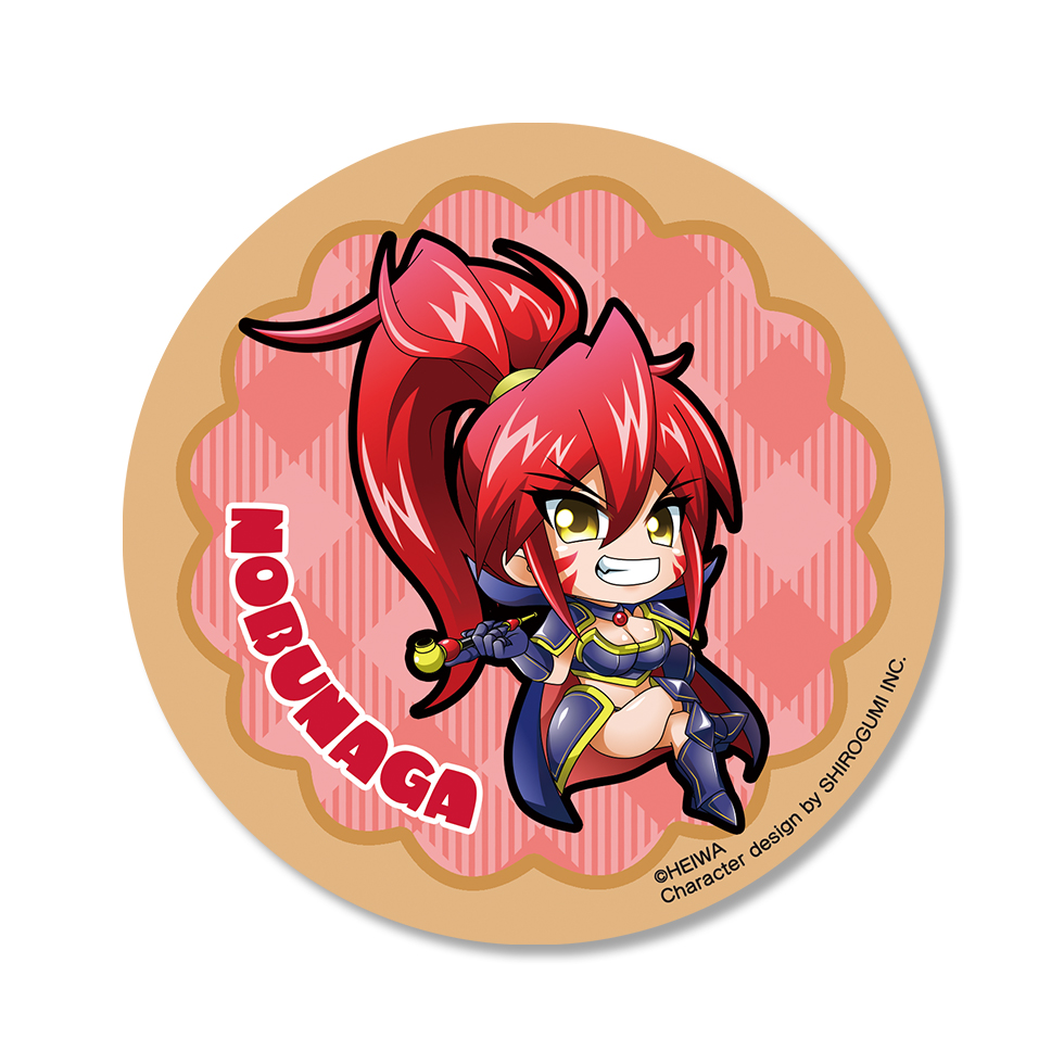 【3月中旬～下旬頃発送】《受注生産》戦国乙女 ラバーコースター【ノブナガ】※2026年1月7日までの商品画像1