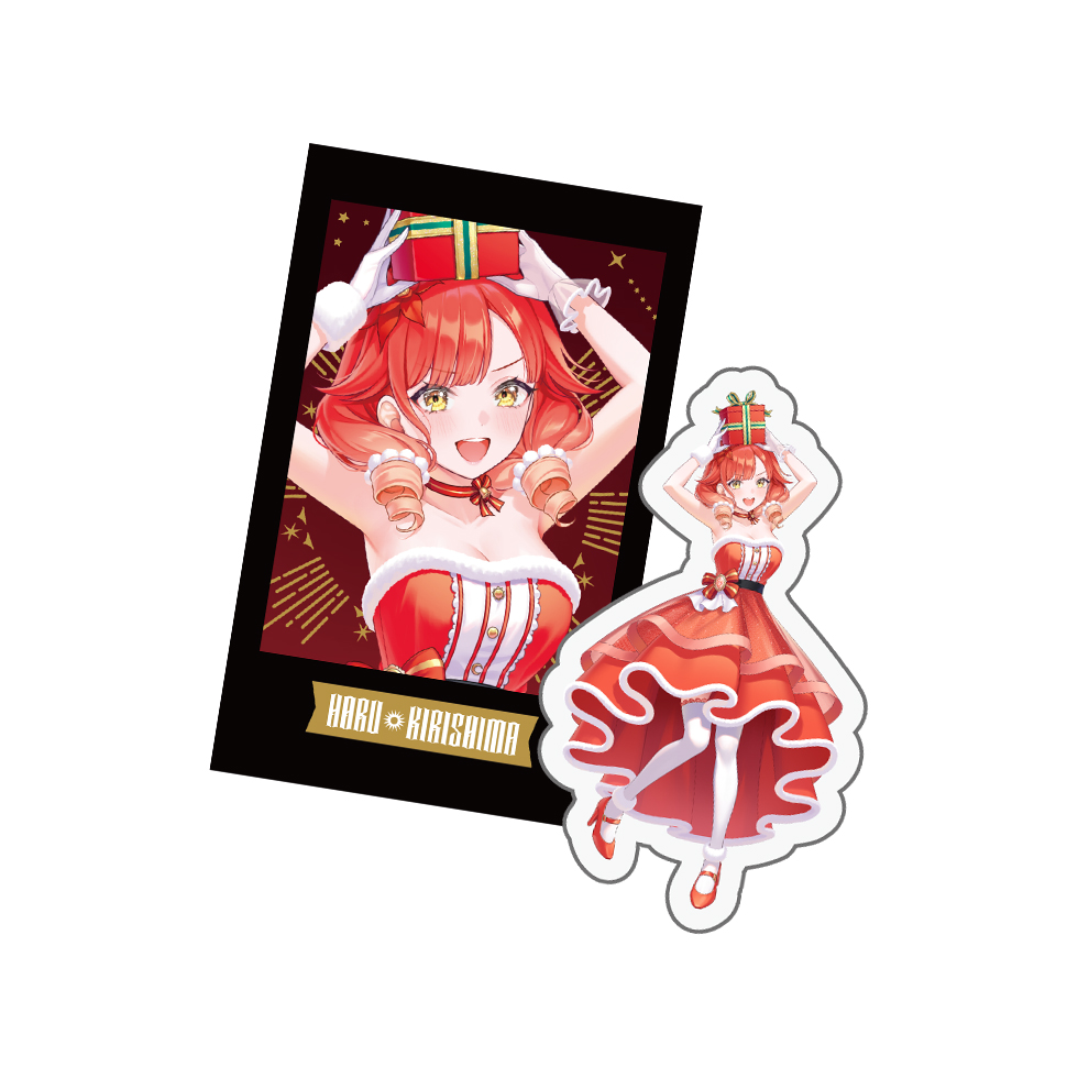 【2月下旬頃発送】《受注生産》ステッカー&チェキ風カードセット【ハル】 ※2026年1月9日までの商品画像1