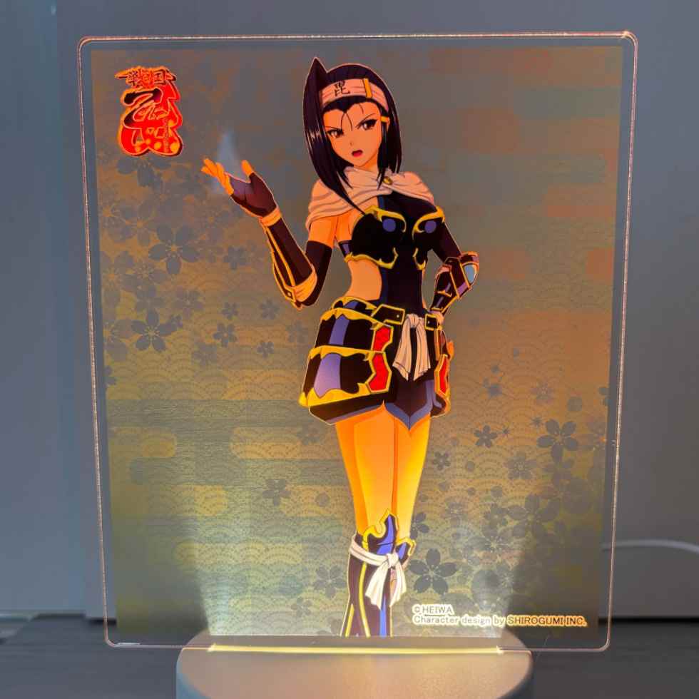 【5下旬～6月上旬頃発送】《受注生産》戦国乙女 ライトアップアクリルスタンド【ケンシン】※2026年4月26日までの商品画像3
