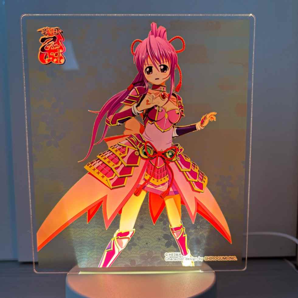 【5下旬～6月上旬頃発送】《受注生産》戦国乙女 ライトアップアクリルスタンド【イエヤス】※2026年4月26日までの商品画像3