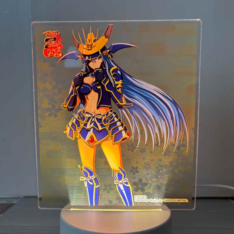 【5下旬～6月上旬頃発送】《受注生産》戦国乙女 ライトアップアクリルスタンド【マサムネ】※2026年4月26日までの商品画像3