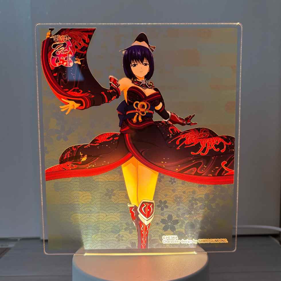 【5下旬～6月上旬頃発送】《受注生産》戦国乙女 ライトアップアクリルスタンド【モトナリ】※2026年4月26日までの商品画像3