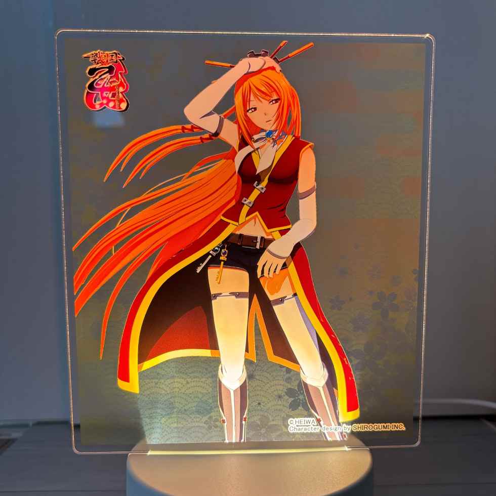 【5下旬～6月上旬頃発送】《受注生産》戦国乙女 ライトアップアクリルスタンド【ドウセツ】※2026年4月26日までの商品画像3