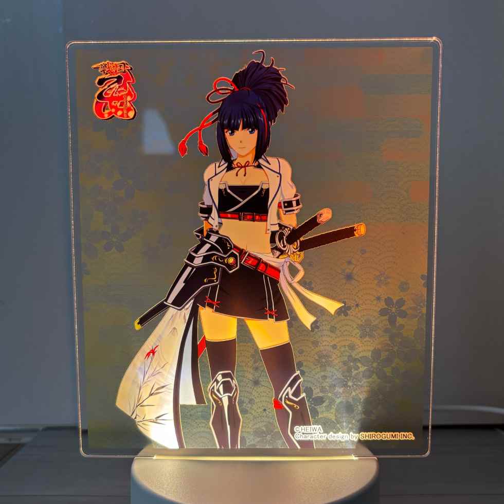 【5下旬～6月上旬頃発送】《受注生産》戦国乙女 ライトアップアクリルスタンド【ムサシ】※2026年4月26日までの商品画像3