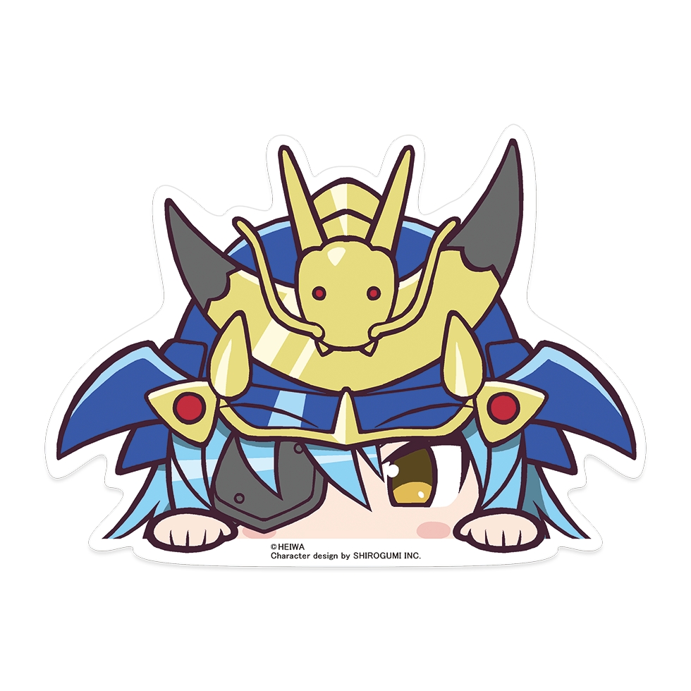 【5下旬～6月上旬頃発送】《受注生産》戦国乙女 カーステッカー【マサムネ】※2026年4月26日までの商品画像1