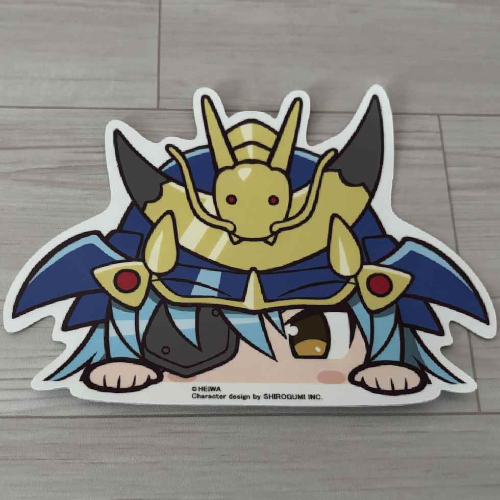 【5下旬～6月上旬頃発送】《受注生産》戦国乙女 カーステッカー【マサムネ】※2026年4月26日までの商品画像2