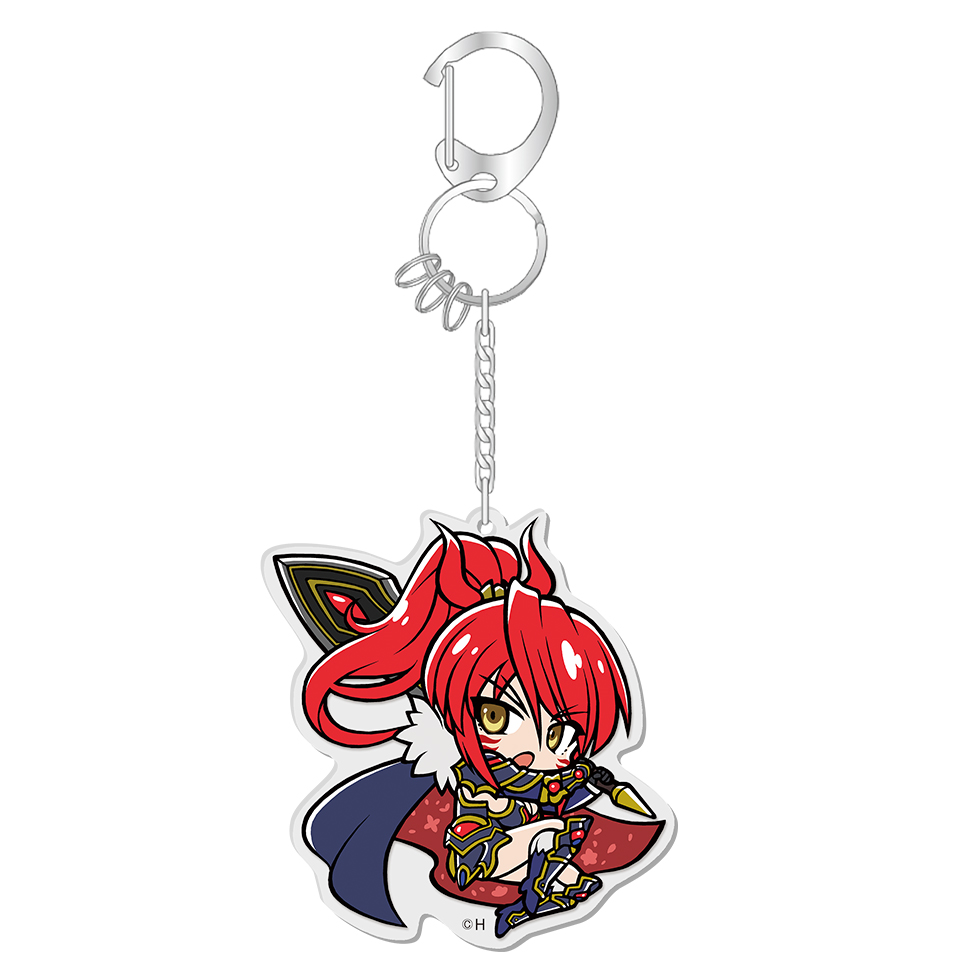 【7月下旬頃発送】《受注生産》戦国乙女 再販かぎっ娘キーホルダーアクリルVer.【ノブナガ】※2026年6月21日までの商品画像1