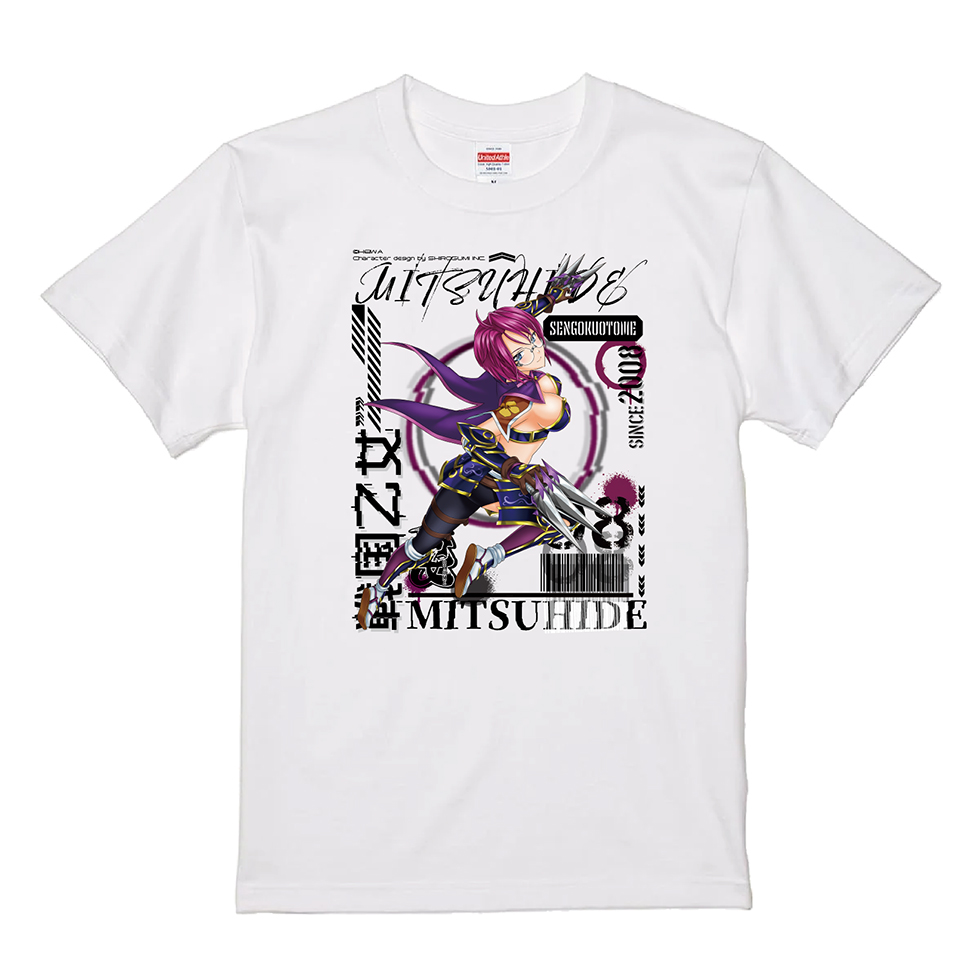 【9月中旬頃発送】《受注生産》戦国乙女Tシャツ【ミツヒデ/L】※2026年7月26日までの商品画像1