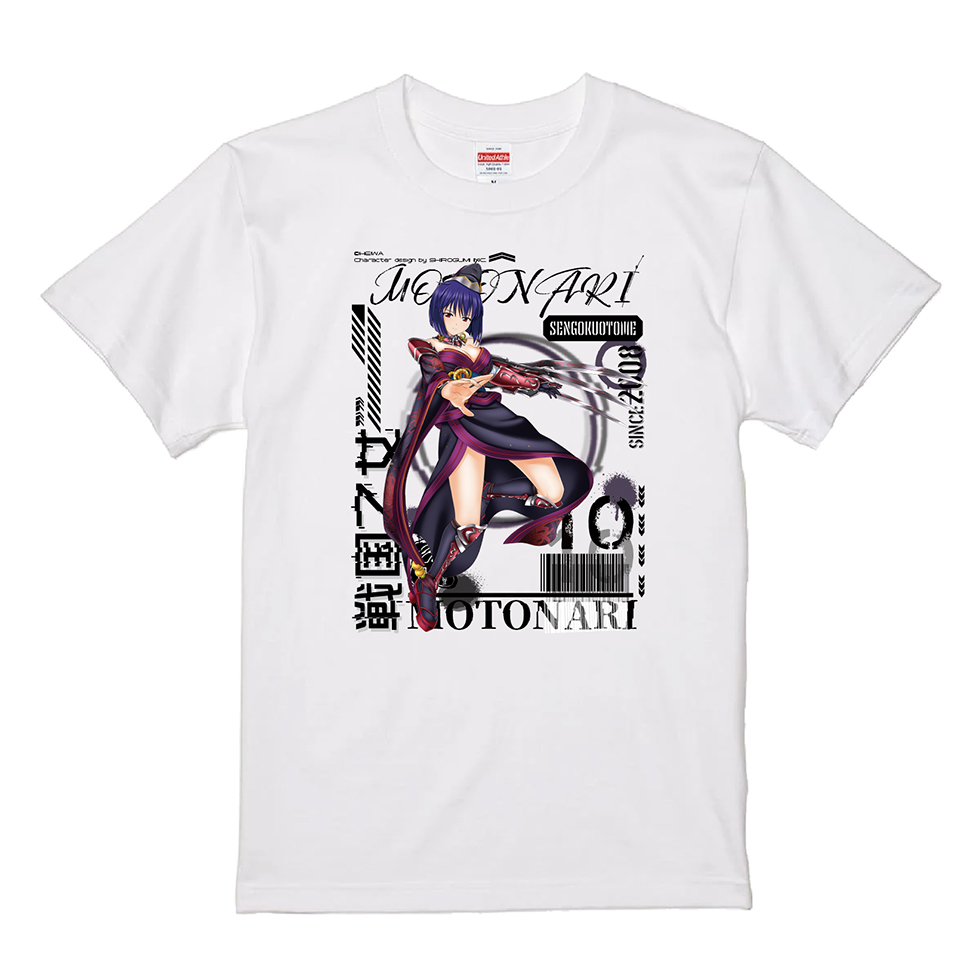 【9月中旬頃発送】《受注生産》戦国乙女Tシャツ【モトナリ/XL】※2026年7月26日までの商品画像1