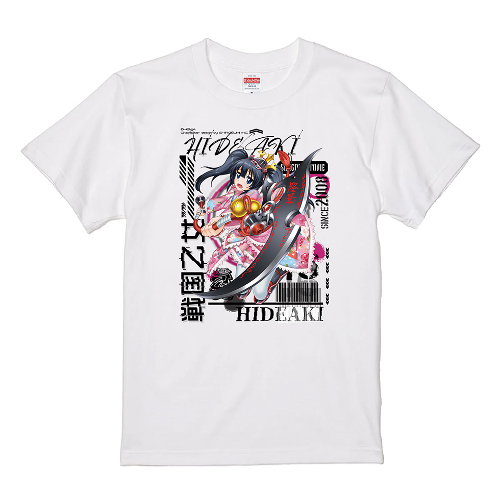 【9月中旬頃発送】《受注生産》戦国乙女Tシャツ【ヒデアキ/XL】※2026年7月26日までの商品画像1
