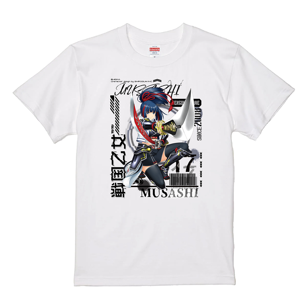 【9月中旬頃発送】《受注生産》戦国乙女Tシャツ【ムサシ/XL】※2026年7月26日までの商品画像1