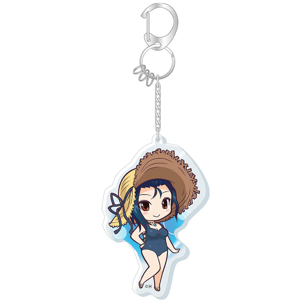 【9月中旬頃発送】《受注生産》戦国乙女 かぎっ娘キーホルダー水着Ver.【ケンシン】※2026年7月26日までの商品画像1