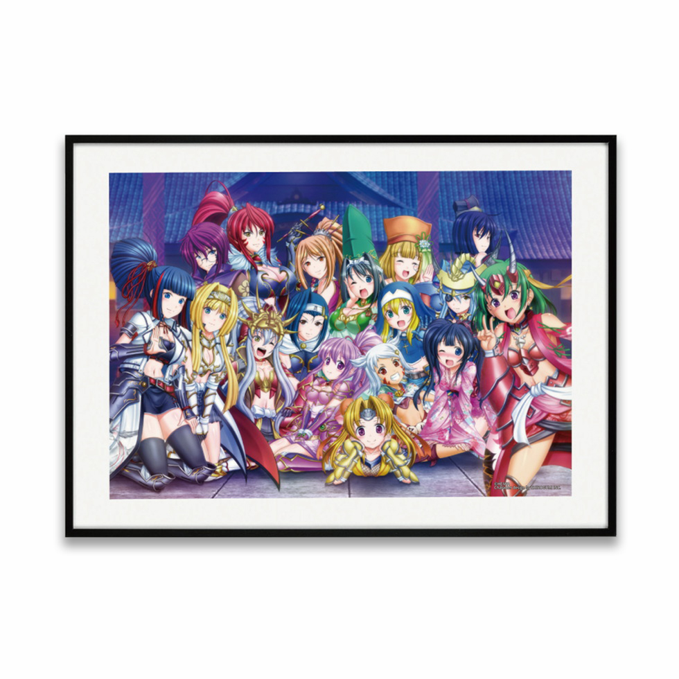 【10月中旬頃発送】《受注生産》戦国乙女 アートフレーム【P戦国乙女 LEGEND BATTLE/集合写真】※2026年7月26日までの商品画像1