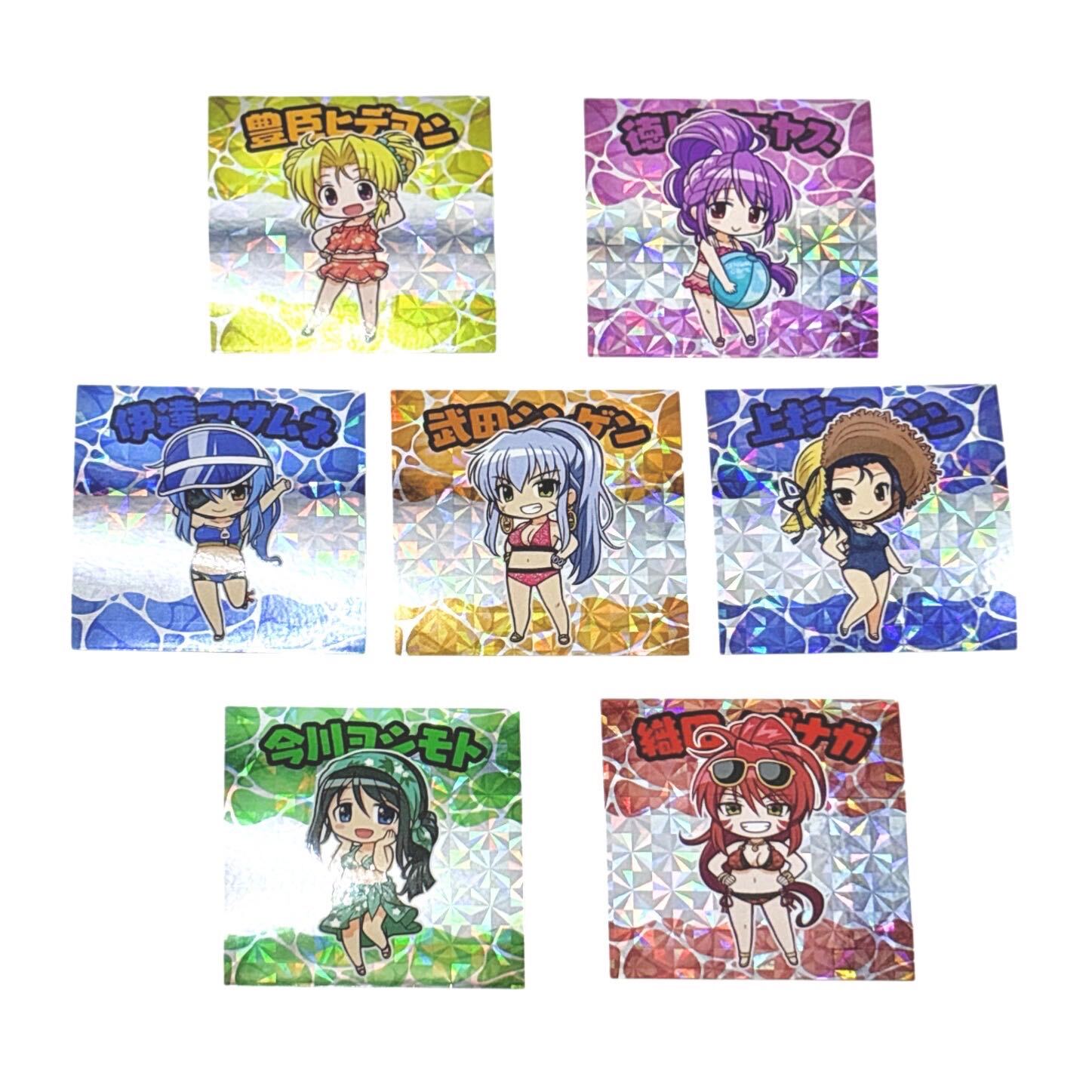【10月中旬頃発送】《受注生産》戦国乙女 かぎっ娘ステッカー水着Ver.【ランダム】※2026年8月23日までの商品画像2