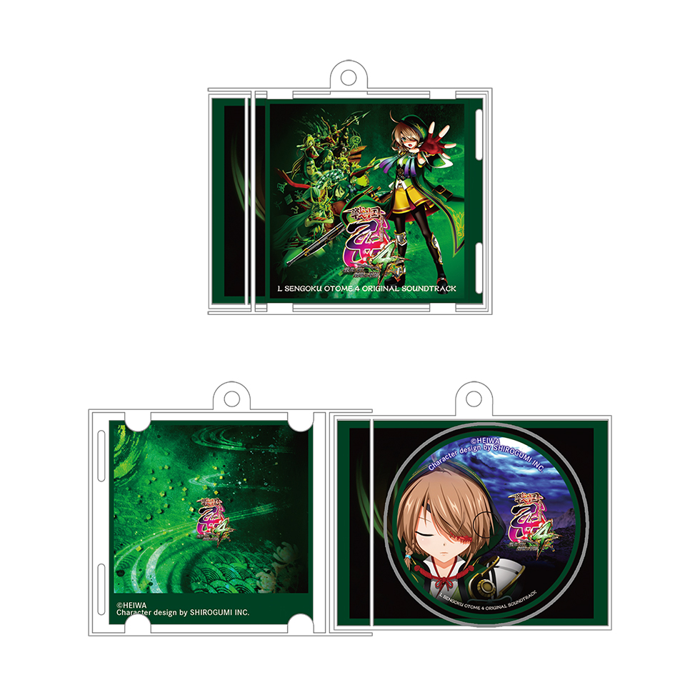 【11月中旬頃発送】《受注生産》戦国乙女 CD風キーホルダー【L戦国乙女4～戦乱に閃く炯眼の軍師～】※2026年9月23日までの商品画像1
