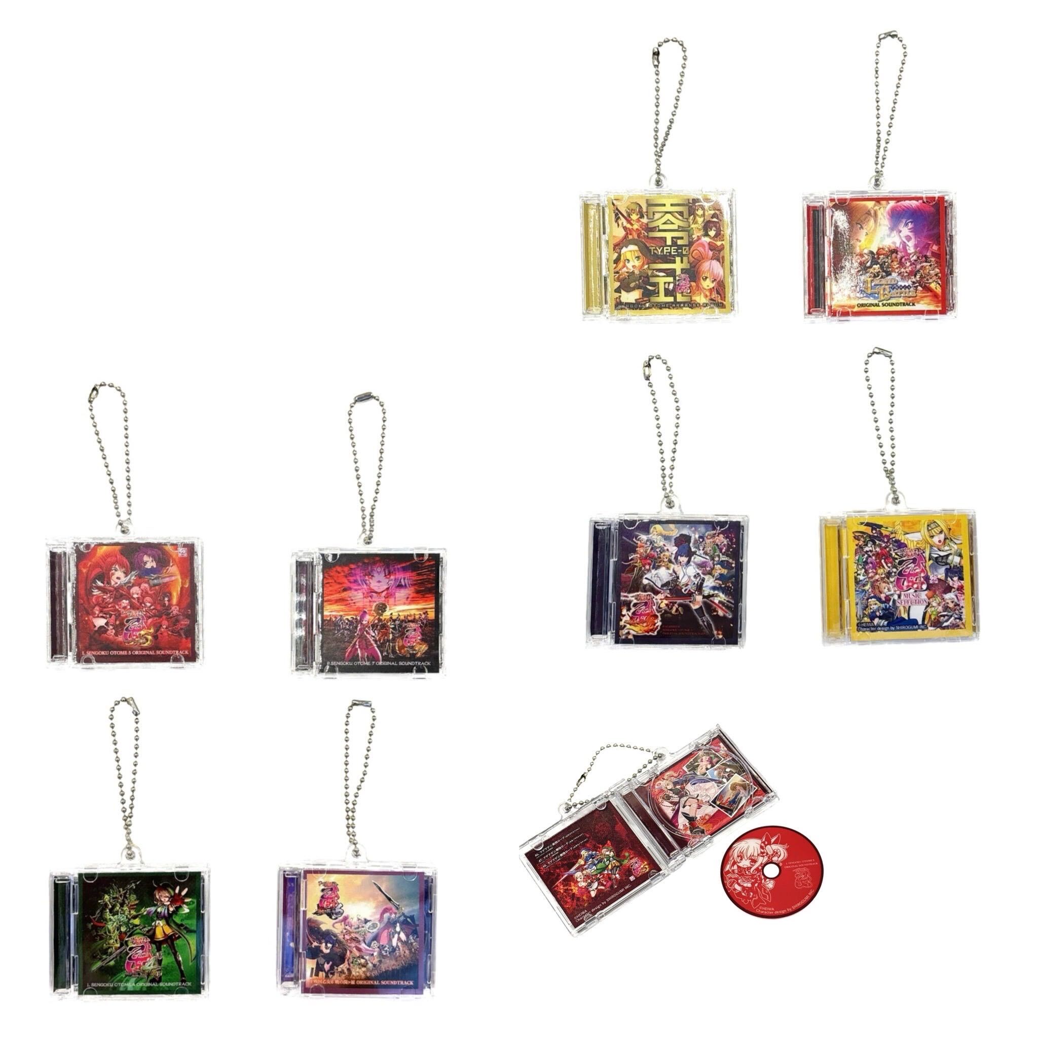 【11月中旬頃発送】《受注生産》戦国乙女 CD風キーホルダー【コンプリートセット】※2026年9月23日までの商品画像2